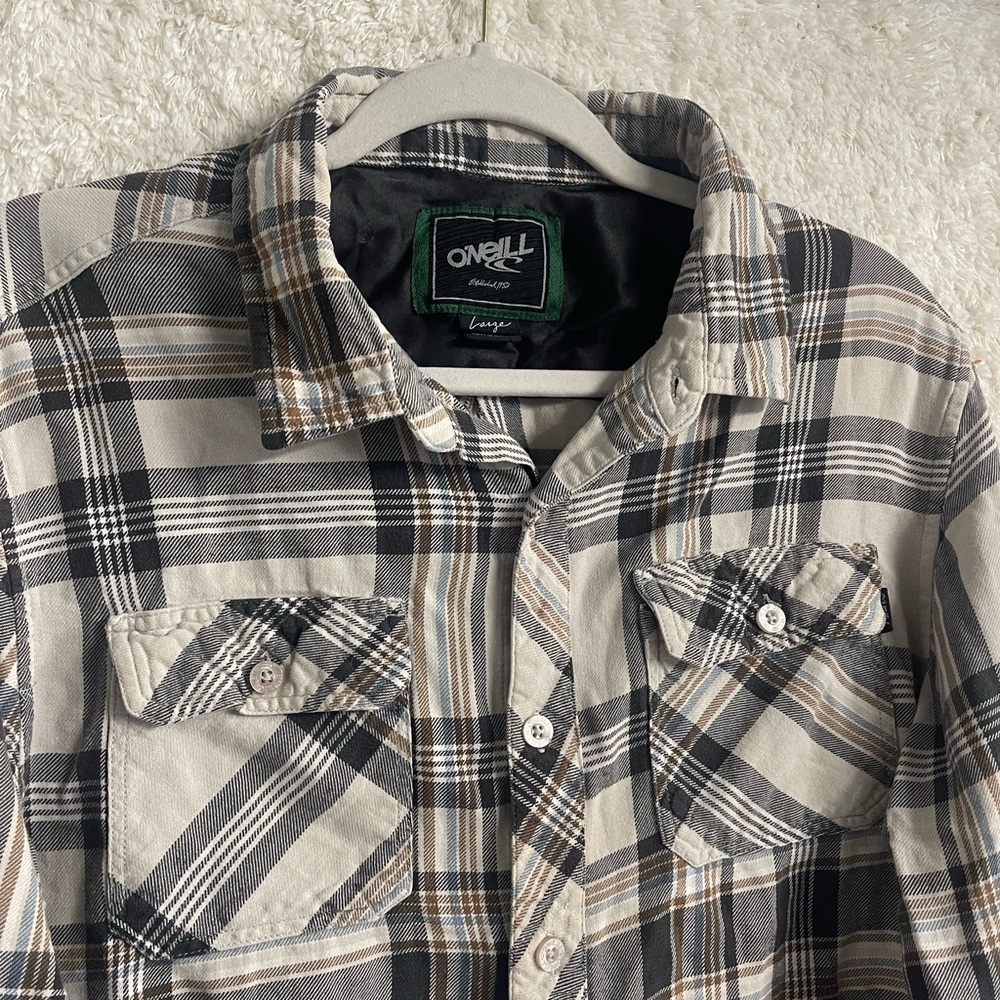 O’Neill Men’s Vintage flannel button down 🤎🤍